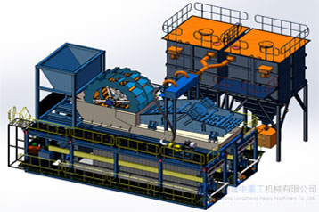 LZTL系列塔楼式洗砂尾水处理生产线